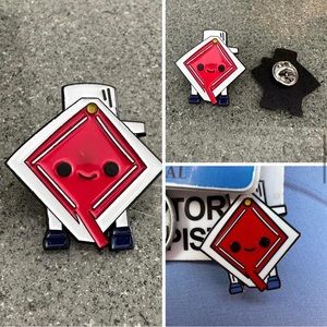 Happy Oxygenator Pin! One stainless steel ECMO pin for your badge or lanyard!